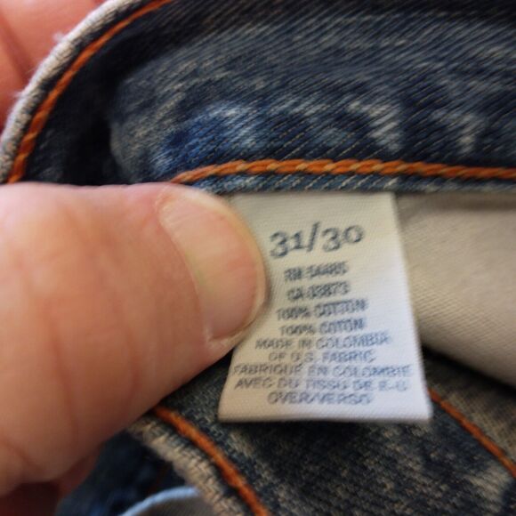 American Eagle Vintage jeans mens 31x30 blue denim boot cut light wash - Picture 8 of 9